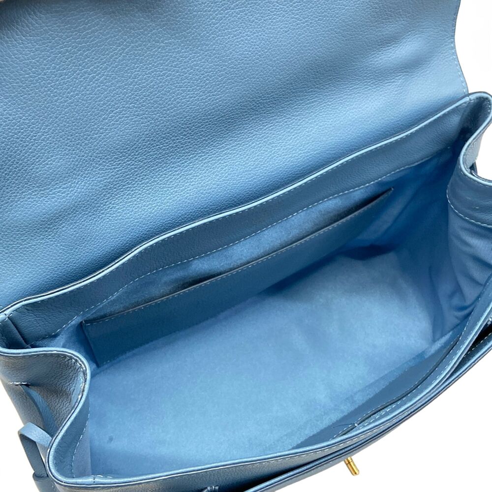 Louis Vuitton Lockme MM Lockme Handbag Light Blue Black - Picture 7 of 16